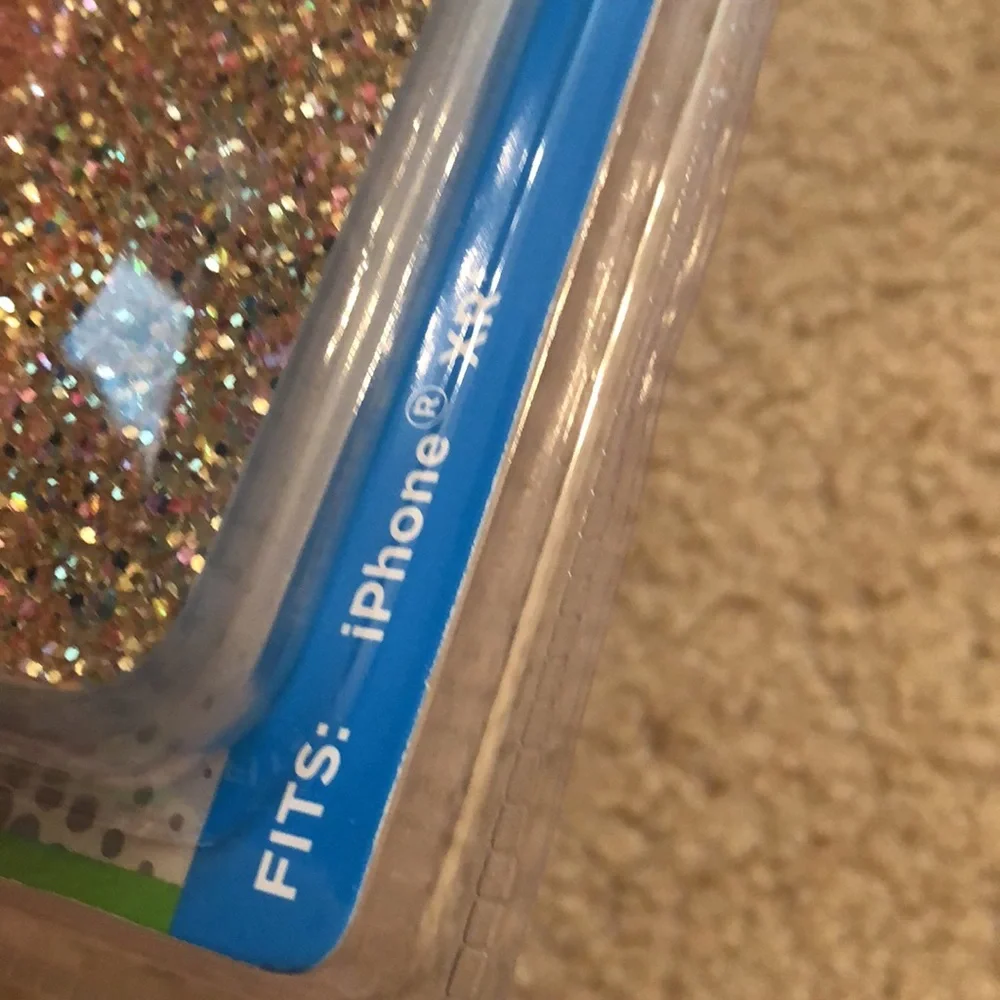 Gold Glitter iPhone XR Case